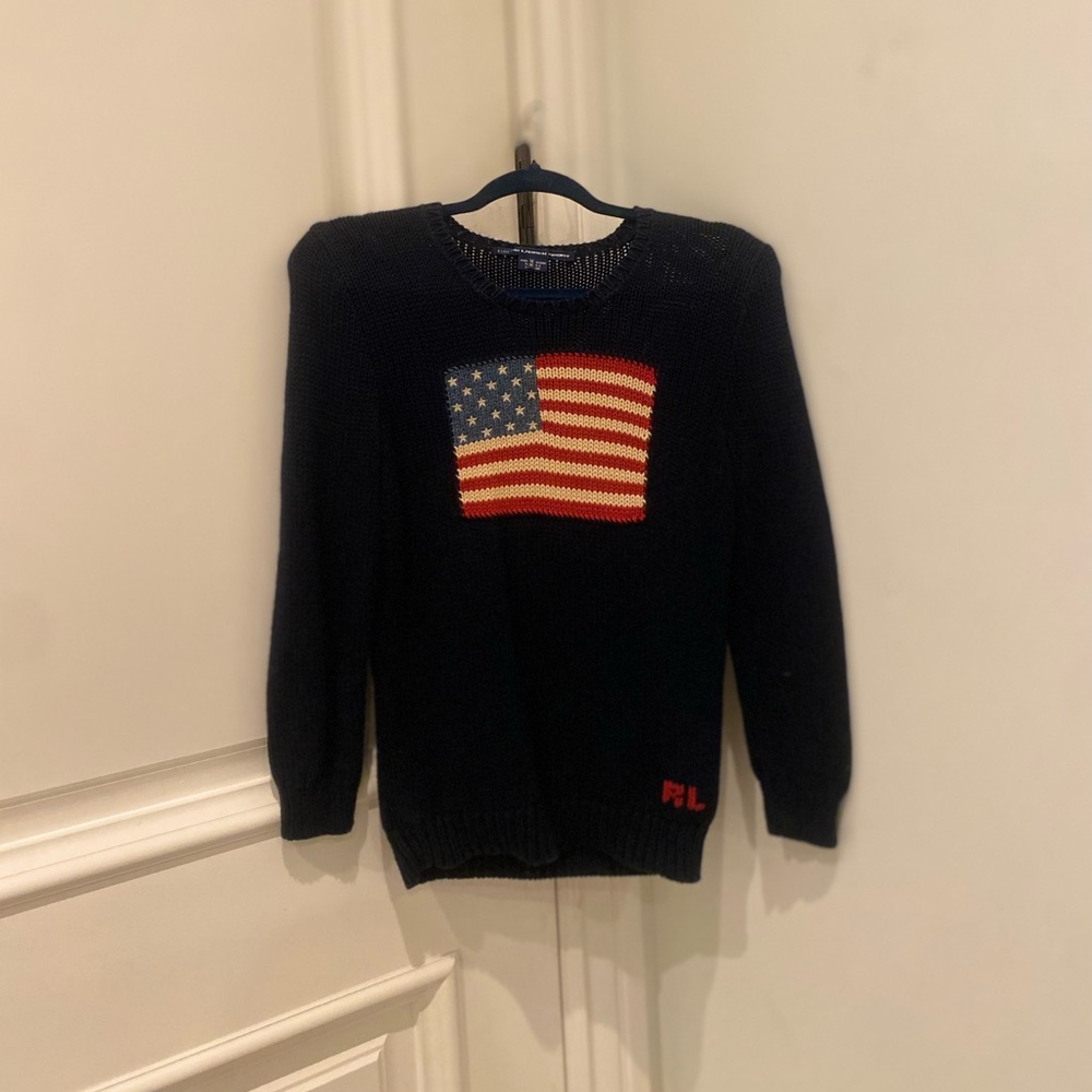 RALPH LAUREN FLAG SWEATER